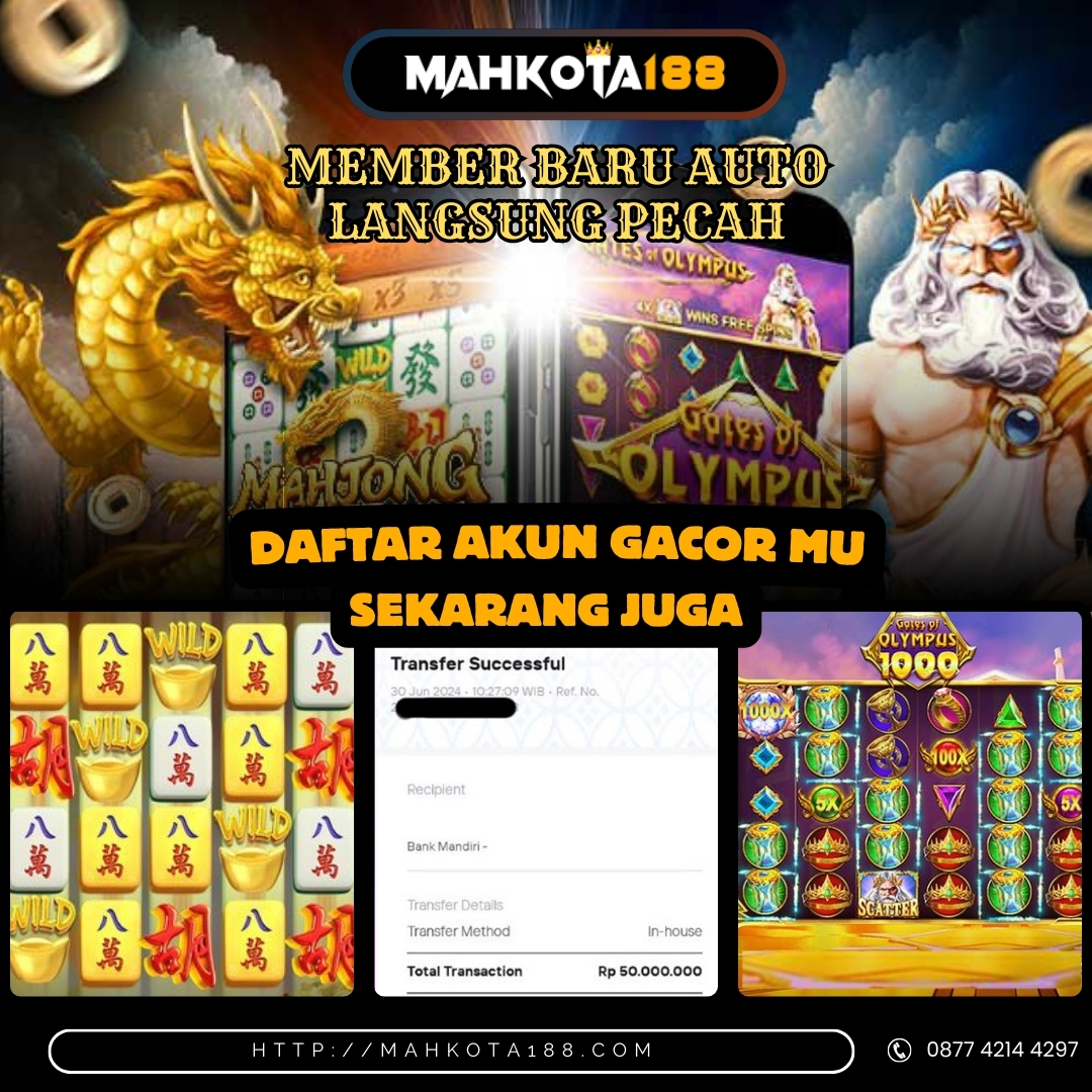 MAHKOTA4D Login Bandar Link Resmi Mahkota Slot 4D No.1